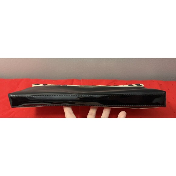 Kate Spade Patent Leather Duet Piano Key Red Lined Clutch Purse Handbag - Picture 4 of 10